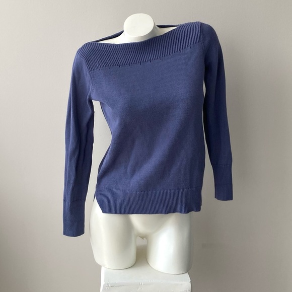 LOFT Crew Cotton Long-Sleeve Sweater - Picture 2 of 5